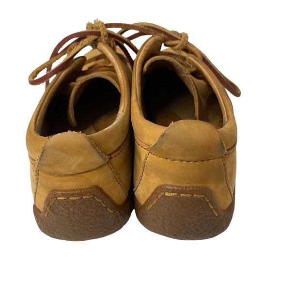 Born Sahara brown leather lace up driving shoes oxfords w1244 women size 6 - Picture 2 of 8